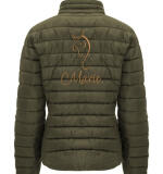 Veste d’hiver femme cheval brodé & texte